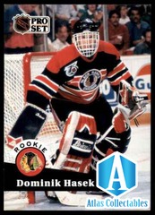 1991-92 Pro Set Dominik Hasek Rookie Chicago Blackhawks #529